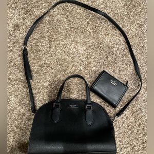 Black Kate Spade crossbody: wallet included!